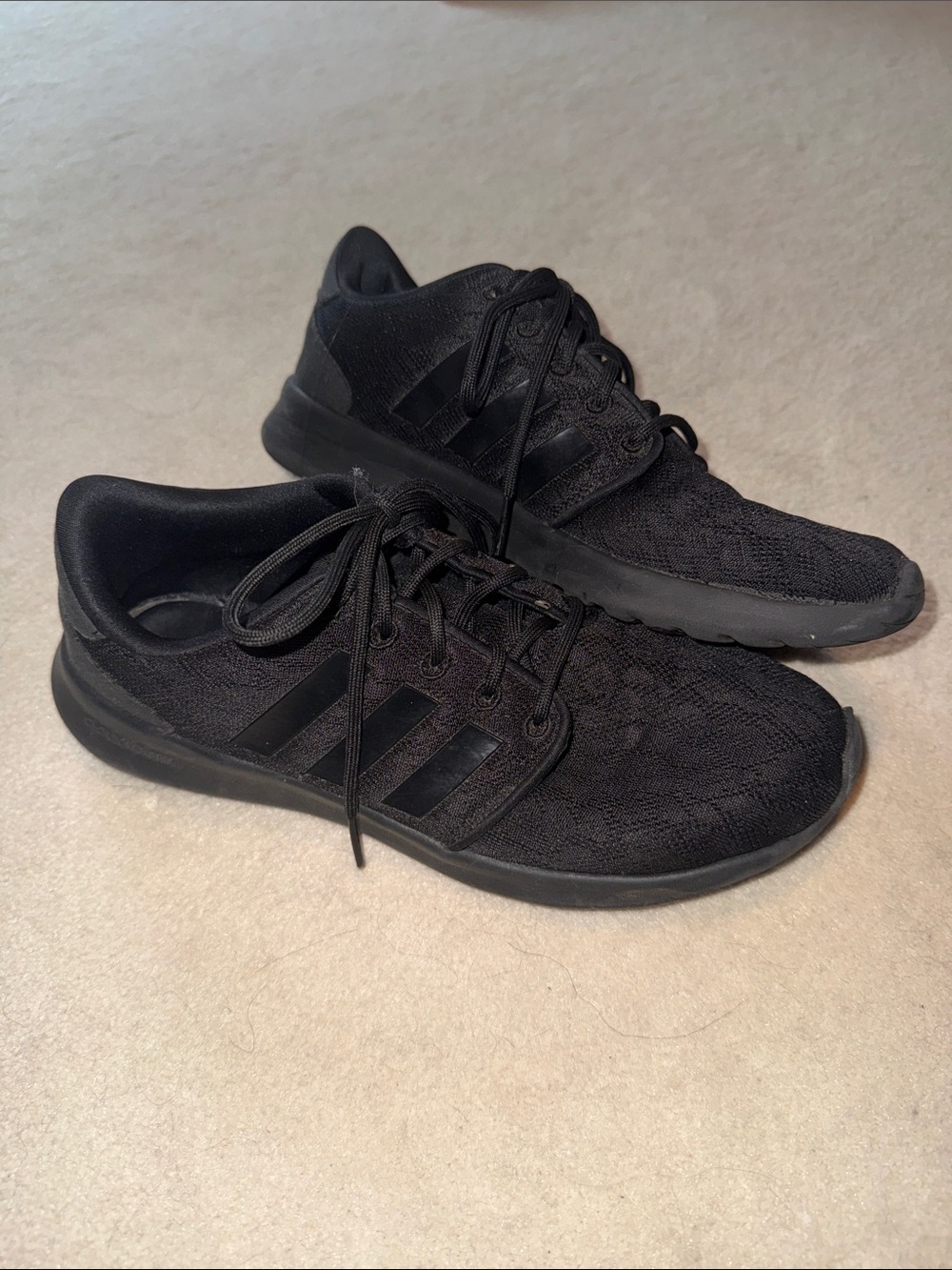 Adidas women’s All-Black Knit Sneakers